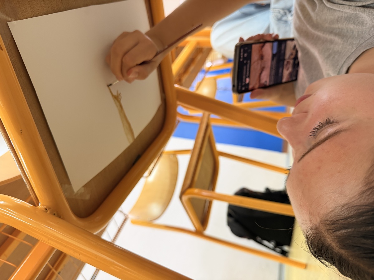 Vv7 - Šesťáci kreslí jako Michelangelo Buonarroti