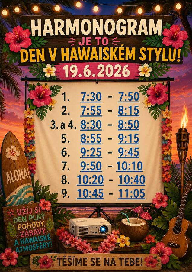 Den v havajském stylu, akce ŽP 19. 6.